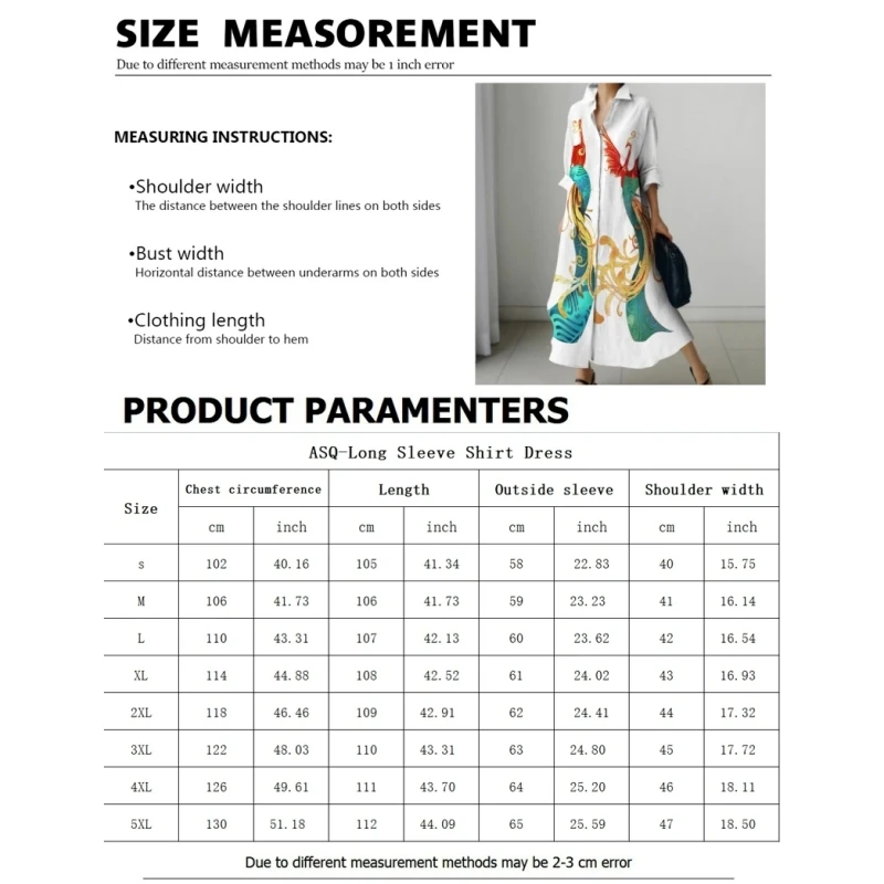 Autumn Floral Print Shirt Dress Women's New Fashion Stand Collar Long Dress Retro Long Sleeve Loose Comfortable Shirt Dress