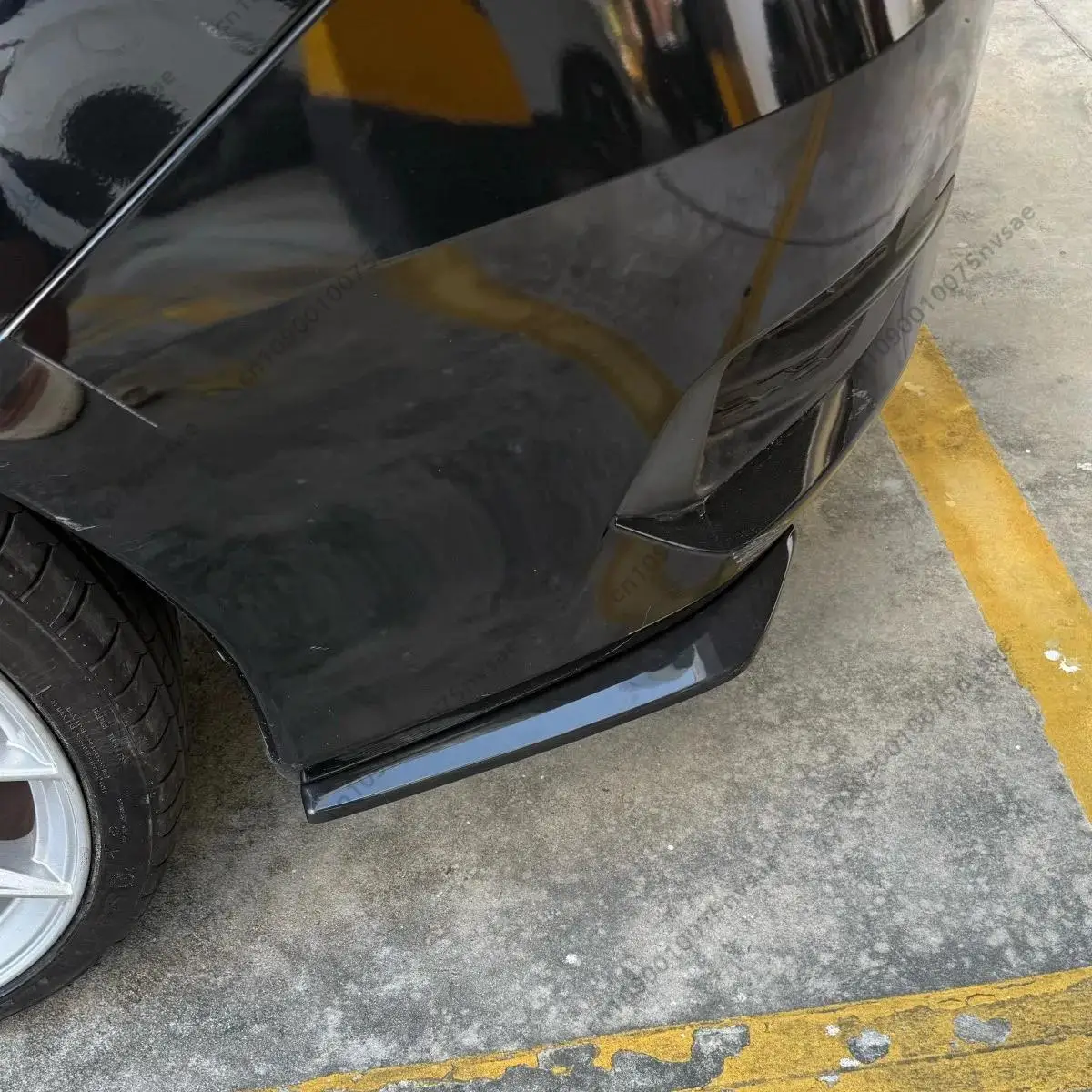 Divisores Laterales Traseros para Honda Civic 2017-2021, 10.ª Generación, Alerón para Parachoques, Difusor, Cubierta Inferior, ABS, Kit de Carrocería, Tuning