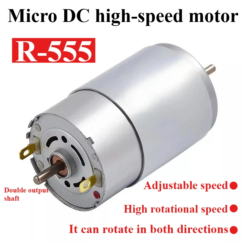 Motor DC de 12V/24V CC555: Evaluación detallada y uso práctico en proyectos de automatización