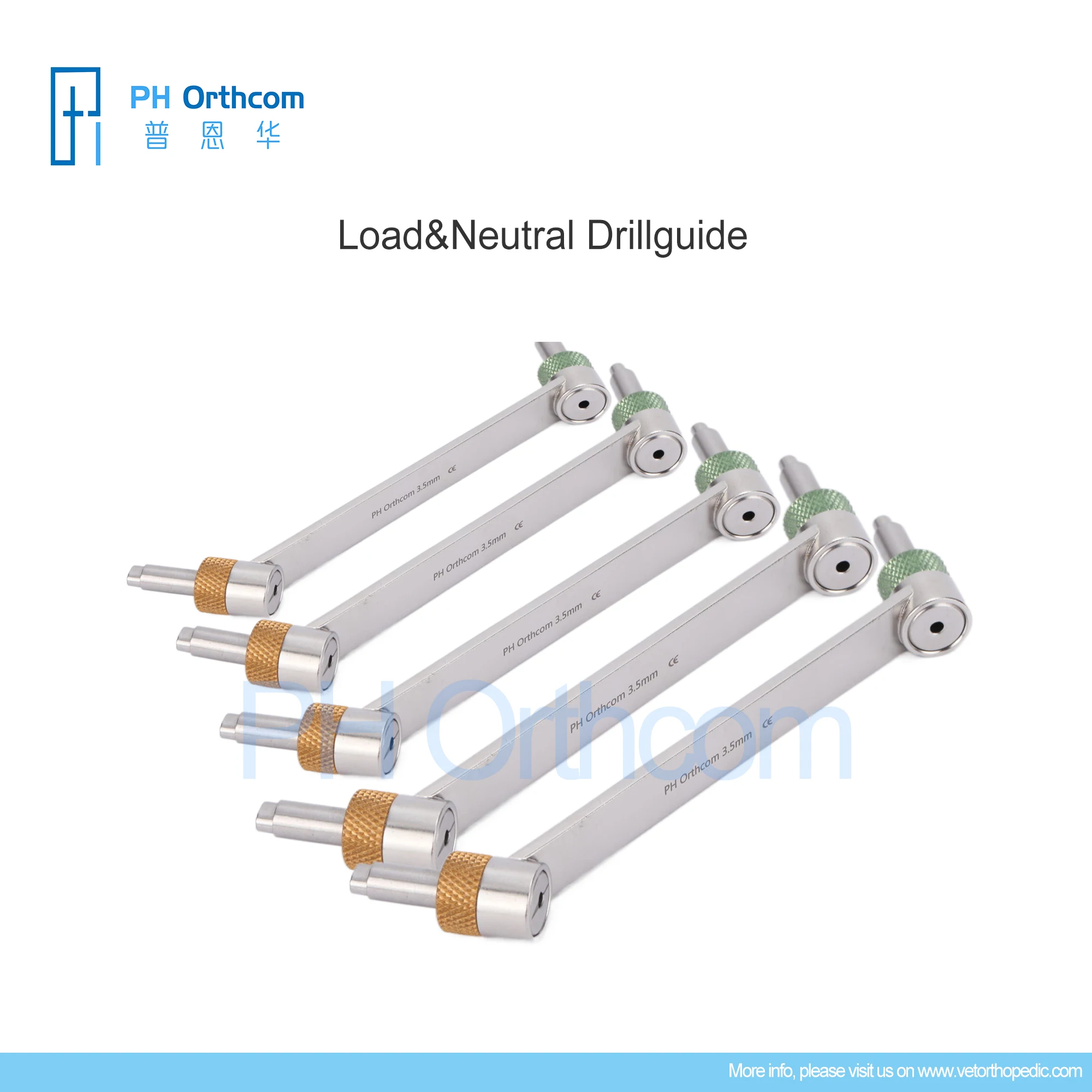 DCP Load Neutral Guide 1.5/2.0/2.4/2.7/3.5mm Veterinary Orthopedic Surgical Instrument Surgery Euipment Cats Dogs