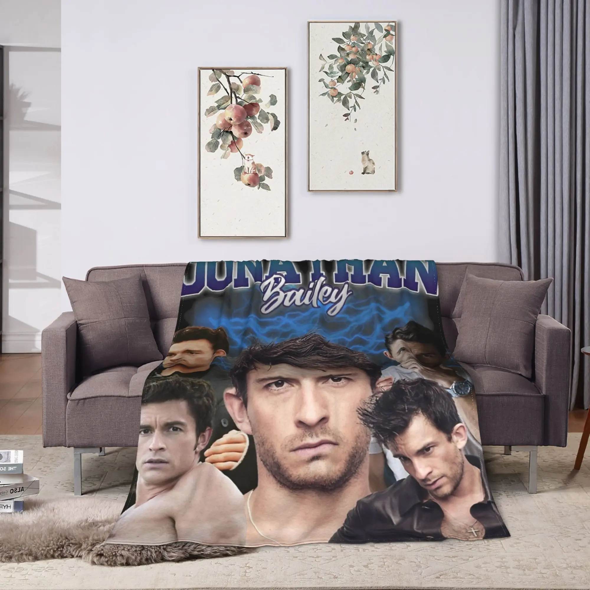 سوبر بطانية دافئة صبي فتاة طائرة السفر جوناثان بيلي ريترو رمي بطانية الفانيلا المفرش لغرفة المعيشة أريكة غطاء سرير #2