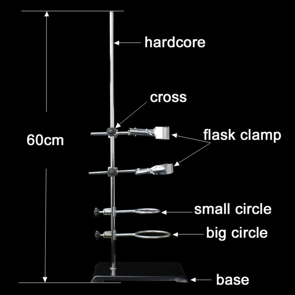 New 1000ml Lab Essential Oil Distillation Apparatus Water Distiller Purifier Glassware Kits w/Separatory Funnel Condenser Pipe