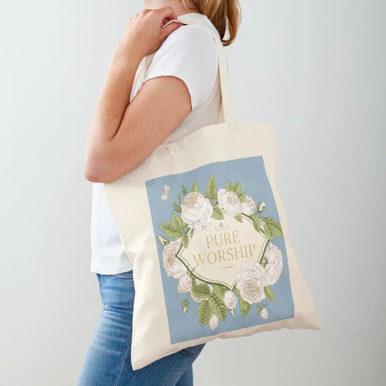 

Pure Worship (Design 6) Tote Bag Shopper bag Big bag women tote men's eco folding