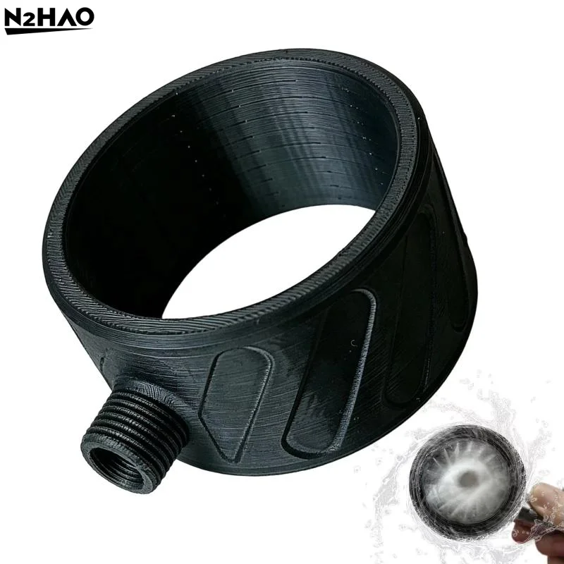 Shower Head Men Bathroom Nozzle 1Pcs Spiral High Pressure for Efficient Home Bathing Solution