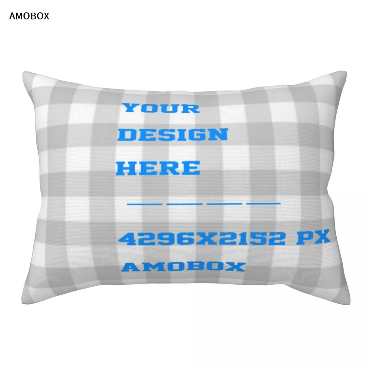 

AMOBOX Customizable DecorativeEnvelope Closure Pillowcase Covers for Bedroom Room 20x26in