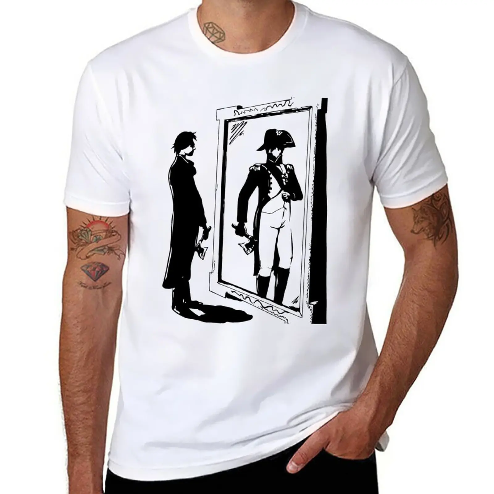 New Fyodor Dostoevsky Raskolnikov, Crime and Punishment T-Shirt man clothes Blouse men t shirts