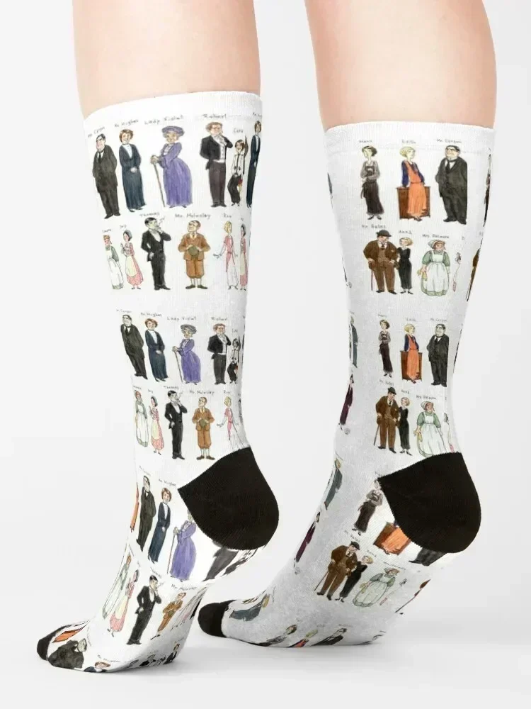 Downton A. Portraits Socks anti slip football summer funny gifts Run Socks Male Women's