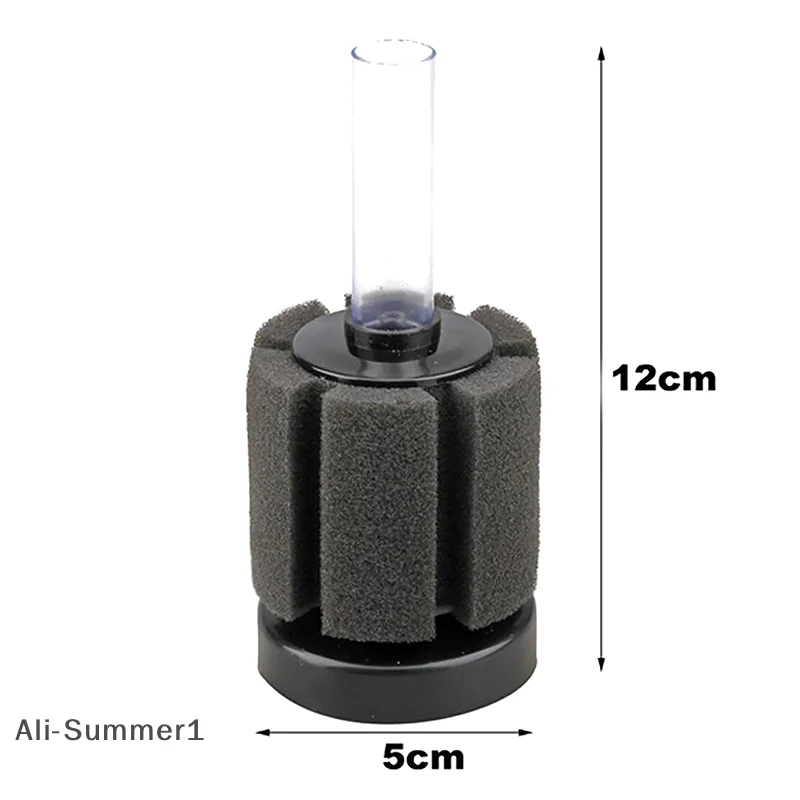 【E】Bio Sponge Filter for Aquarium, Air-Powered Filtration & Oxygenation for Fry Betta Shrimp Nano Tanks