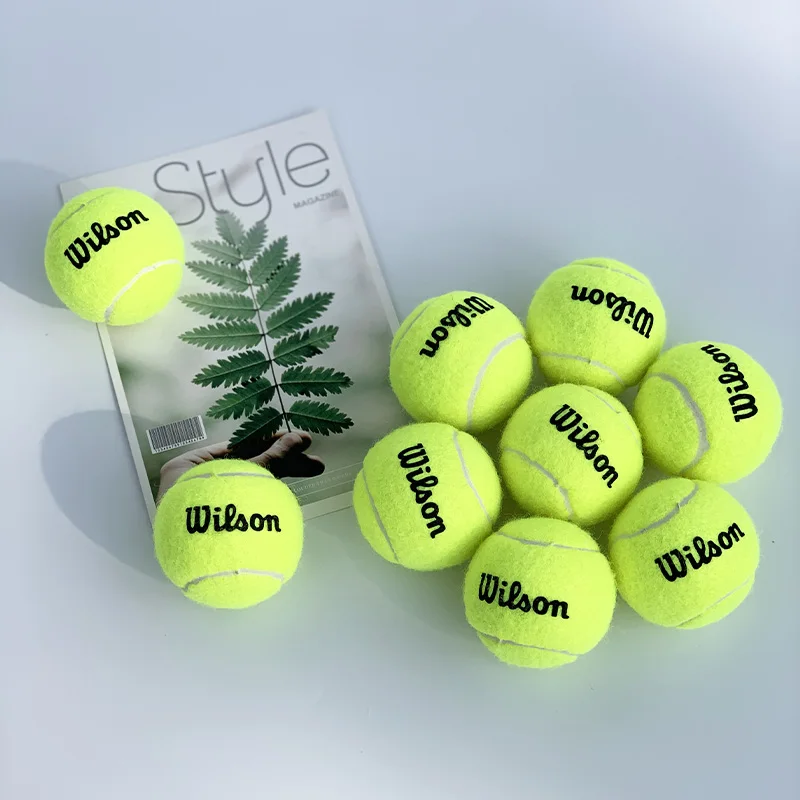 

6/12 PCS Wilson Original Tennis Ball Training Balls Tenis Ball Tennis Coach Balls Trainer Pelotas Tennisballs Wool Rubber ﻿