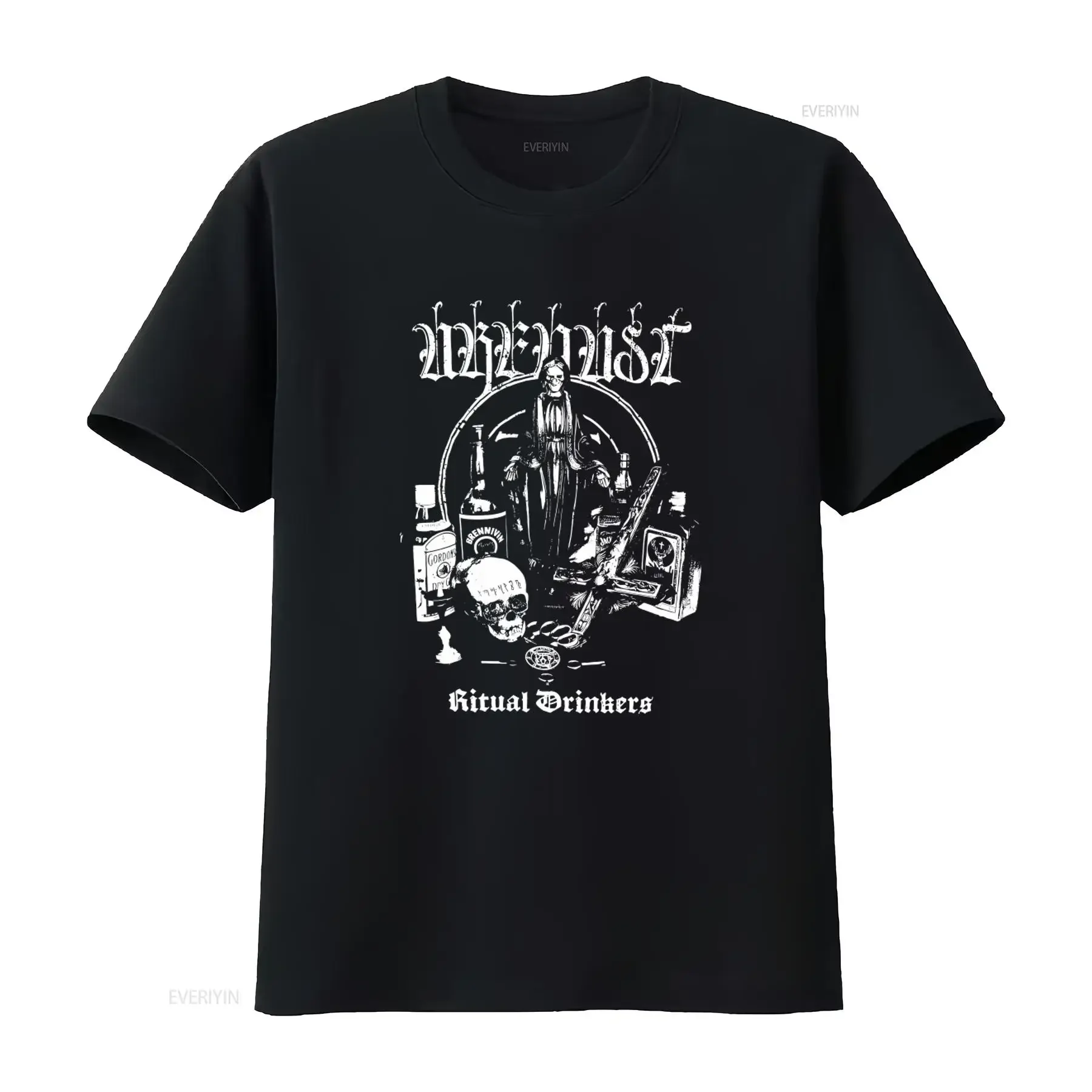 Limited NWT Urfaust Ritual Drinkers Netherlands Black Metal Retro Gothic T Shirt S 4XL vintage Washed Top For Everyday Wear