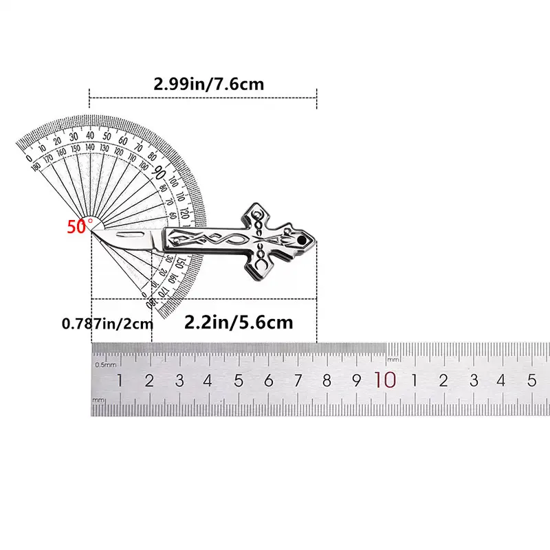 Portable Folding Multi-Functional Knife, Keychain Style, Pocket EDC Knife, Suitable for Various Daily Scenarios view 6
