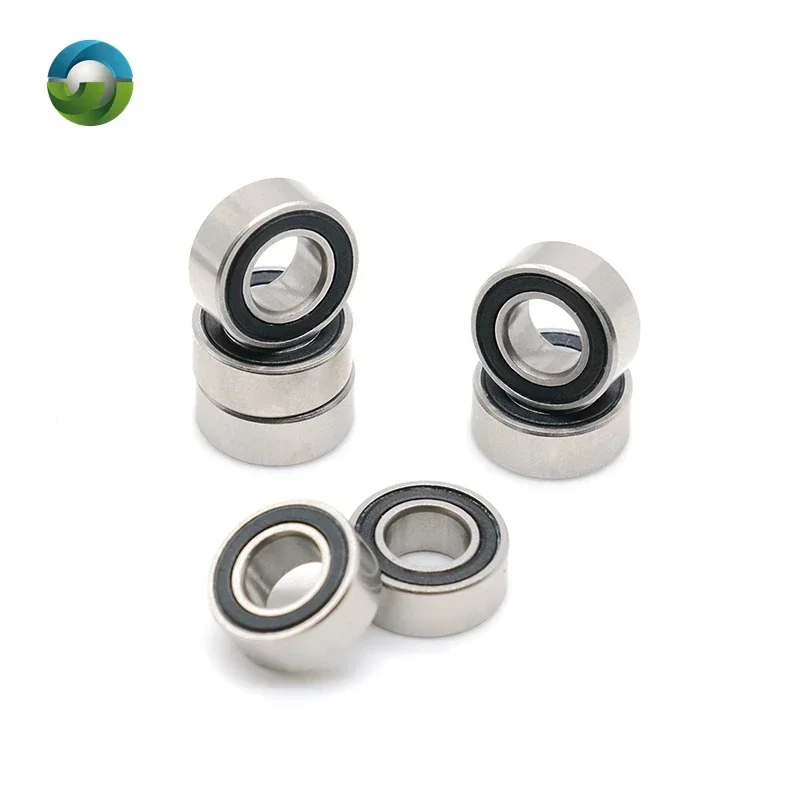 10PCS 698RS Bearing  8x19x6 mm ABEC-7 Hobby Electric RC Car Truck 698 RS 2RS Ball Bearings 698-2RS Black Sealed