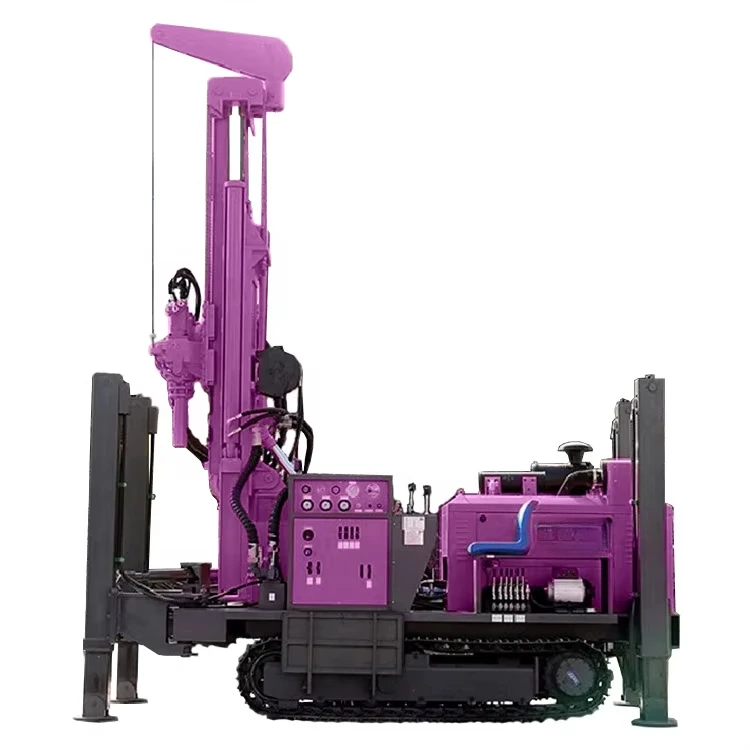Crawler Water Well Drilling Rig Machine Hydraulic Deep Well Water Drilling Equipment
