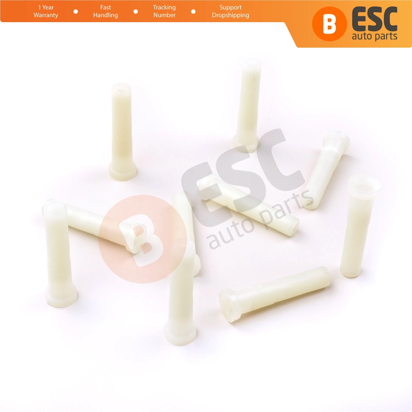 

ESC Auto Parts ECP036 10 Pieces Cable End Rope Dowel for Window Regulator Winder Mechanism Type BCP036 Fast Handling