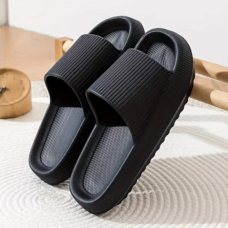 

Modern Classic Stepping on Shit Slippers Thick-soled Summer Home Home Thick-soled Indoor Couple EVA Cool Slippers