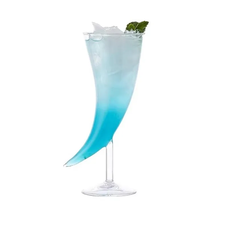 

410ml Creative Moon Cocktail Glass, Goblet Cup, Drinking Glasses for Home, Bar, Kitchen, Restaurant, Drinkware Bar Tool