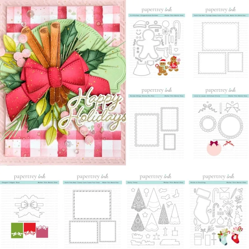 Skinny Stocking Doily Trees Cutting Dies Scrapbook Diary Decoration Stencil Embossing Template DIY Greeting Card Handmade 2026