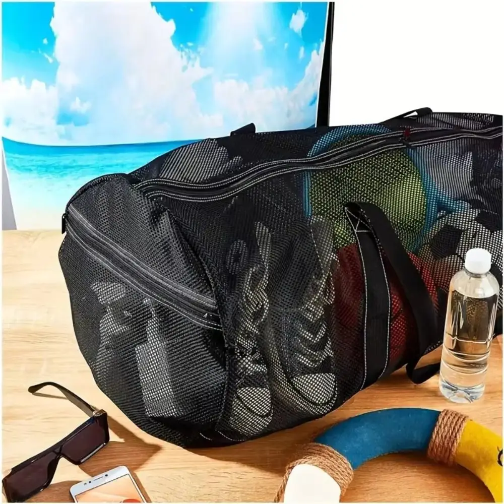 Large Capacity Mesh Diving Bag Duffel Bag Storage Case Swimming Gym Bag Nylon Dry Bag Surfing Snorkeling Bag Water Sports