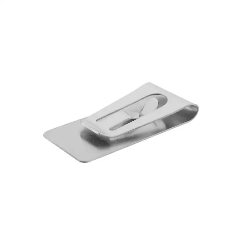 Stainless Steel Money Clip Slim Front Pocket Wallet Up To 50 Bills Minimalist Wallet For Men Gift Pocket ID Credit Card Folder