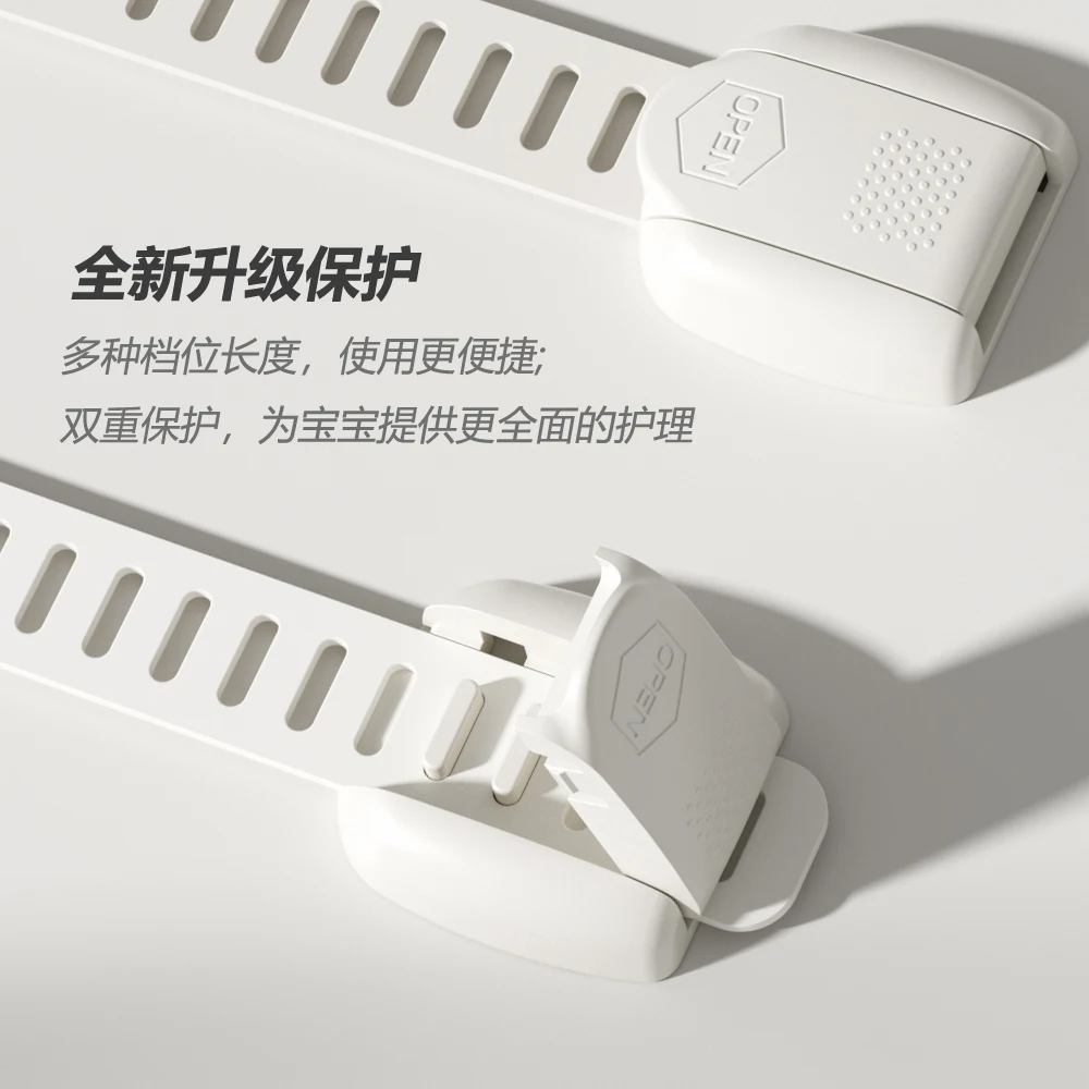 

НОВЫЙ замок для безопасности детей, универсальный замок для безопасности из АБС-пластика, замок для ящика, антиоткрытая ручка, бытовое устройство для защиты детей