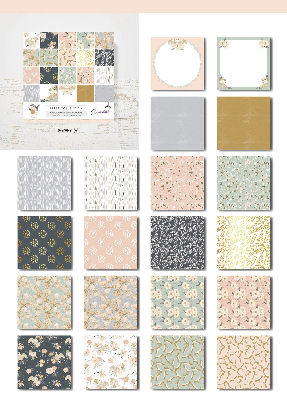 Kreativer Weg Neuer Anfang Scrapbooking Journaling Komplettsets Dekorative Papiere Stanzformen Journalkarten Aufkleber DIY Bastelset – Detail 3