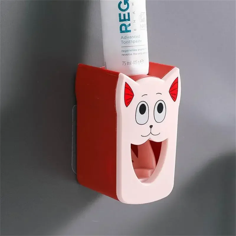 1 Pcs Animal Easy Toothpaste Dispenser Automatic Toothpaste Squeezer Wall Mount Portable Cute Multicolor Dust-proof Children