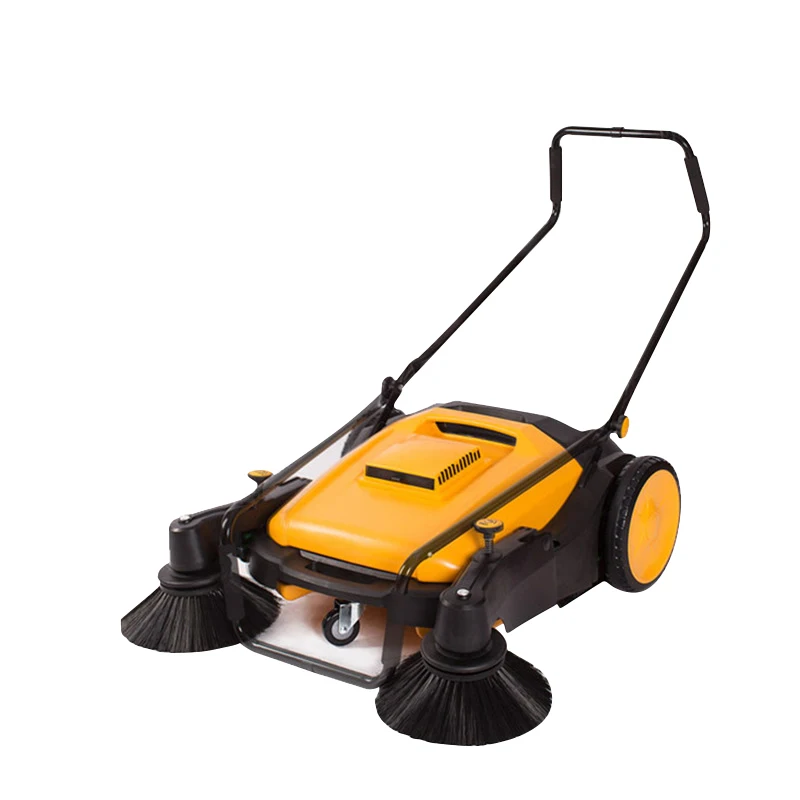 Hand-push Unpowered Sweeping Machine Manual Walk-behind Sweeper