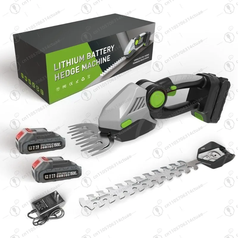 Cordless Electric Mini Hedge Trimmer Handheld Grass Cutter Portable Pruning Shears Home Garden Green Belt Gardening Tool