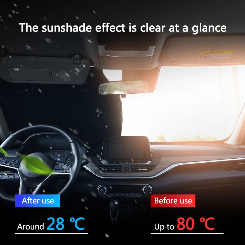 Car Foldable Windshield Sunshade Cover Blocks UV Refletive For BMW M Emblem M3 E46 E36 E34 F10 E90 F30 E60 F30 E53 E30 E92 E87 view 5