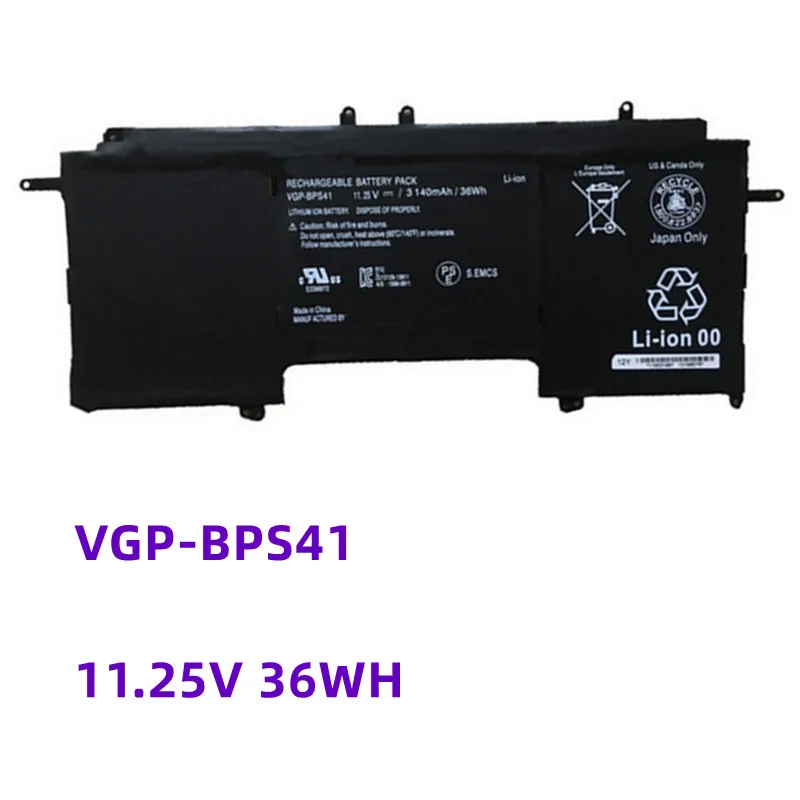 

New VGP-BPS41 Loptop Battery For SONY Vaio Flip 13 SVF13N SVF13N13CXB SVF13N18SCB SVF13N17SCB SVF13NA1PT Series 11.25V 36WH