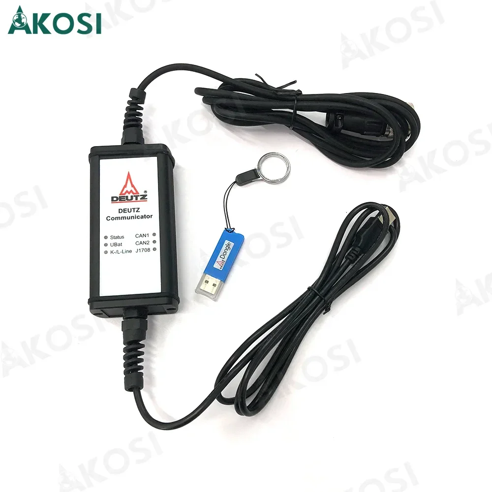 2024 Deutz Decom Deutz Serdia Diagnostic Kit SerDia 4.0 EMR 2/3/4 Diagnostic Scanner Programming Tool Plus USB Dongle