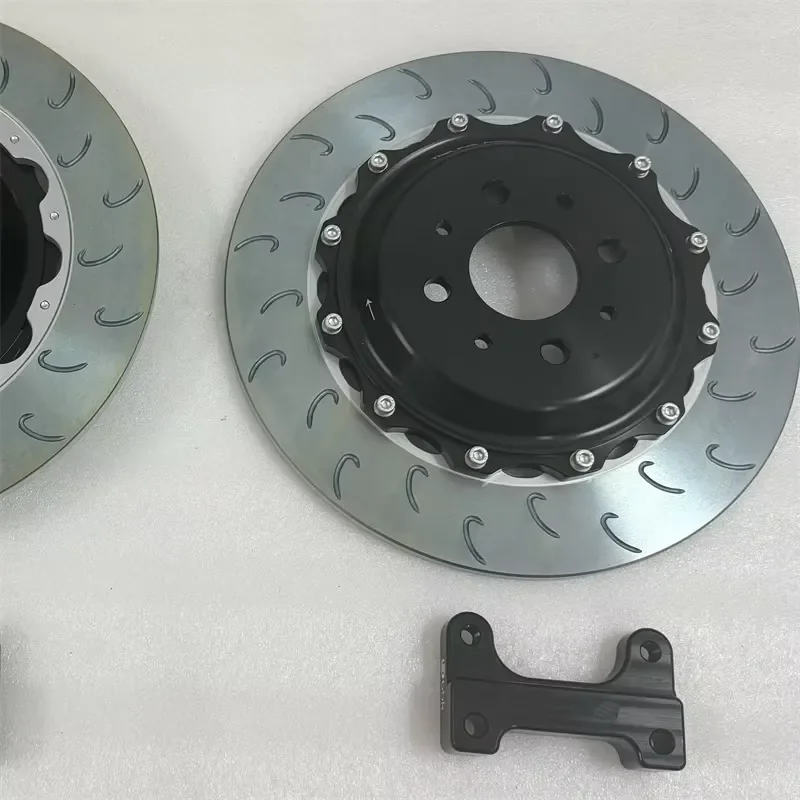 for Jekit 324x10mm Flower Center Bell Bracket for Abarth 500 595 Rear