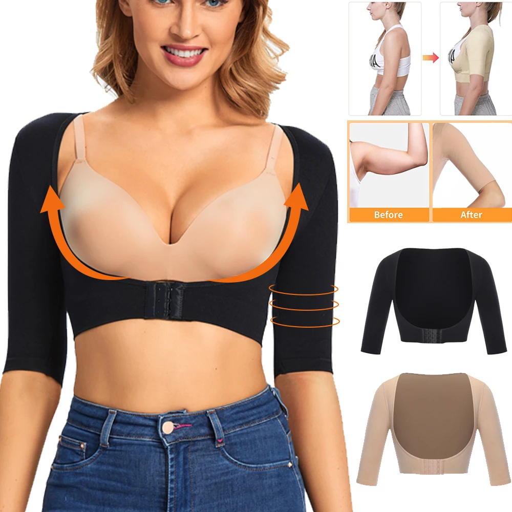 

Женский корректирующий формирователь осанки под грудью, топ с эффектом пуш-ап - с длинными рукавами, компрессионное тело, стройнее, корректирующее белье, женское нижнее белье, новинка