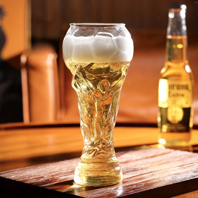 1pc 450ml 600ml Beer Glasses Summer Beverage Drinkware Glass Cups for Bar Pub Club Restaurant and Home Use  Ice Coffee Cup