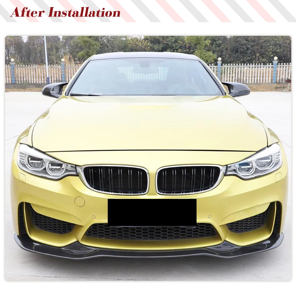 Carbon Fiber Mirror Cover for BMW M3 M4 F82 F83 F80 Replacement Style Car Rearview Side Mirror Cover Only Left Hand Drive