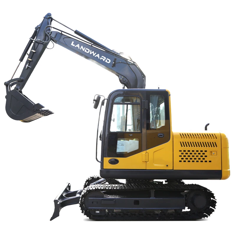 Europe Home Use Hydraulic Crawler Excavator 8000 KG Large Earthmoving Digger High Quality Track Trencher Attachments Customized