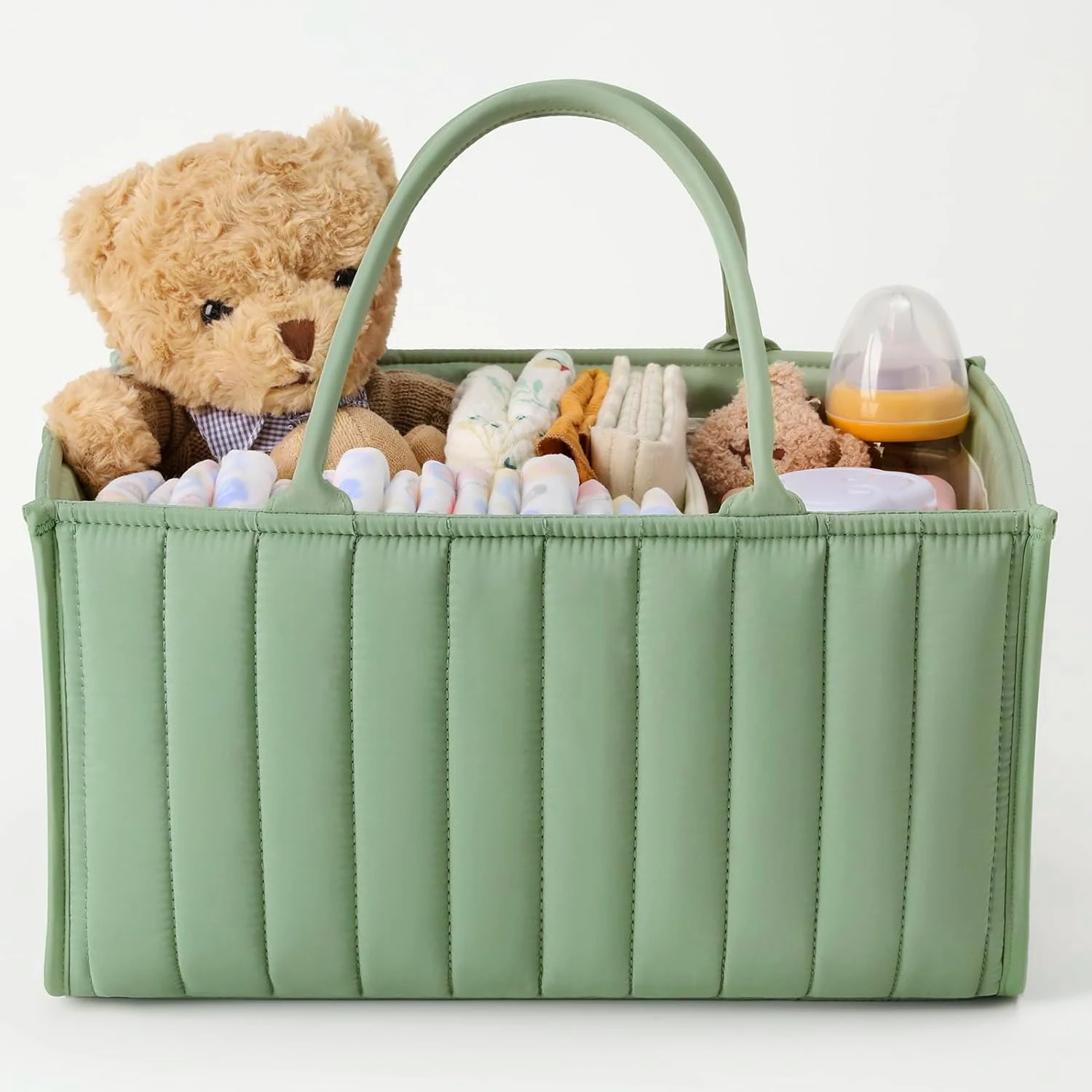 Baby Diaper Caddy Organizer, Stylish Nursery Storage Basket, Baby Registry Must Have, Newborn Essentials for Diaper Station