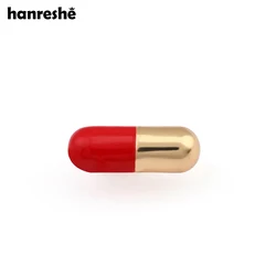 Hanreshe 4/Colors Enamel Pill Capsule Brooch Badge Medical Pharmacy Jewelry Accessories for Doctors and Nurses Student Gifts