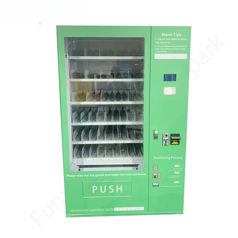 Automatic Vending Machine, Screen Combo Distributor, Snack and Beverage Dispenser