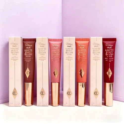 Charlotte Tilbury popularidad colorete en polvo líquido cojín de aire pluma almohada hablar Rosa Pop colores calientes contorno mostrar cutis