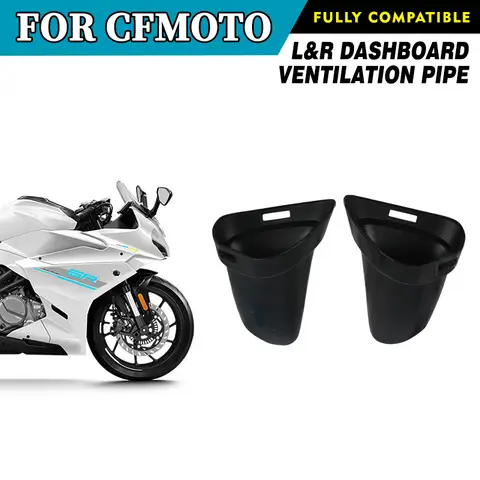 For CFMOTO 250SR-FUN Instrument Hood Vent Tube Dashboard Ventilation Pipe CF MOTO 250SR CF250 Motorcycle Original