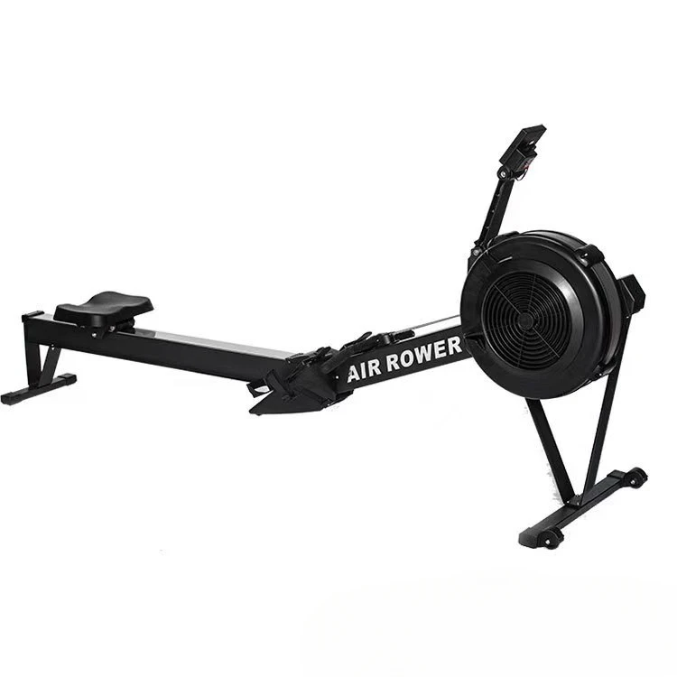 Ejercicio de entrenamiento cardiovascular remadora maquina remo rameur fitness gimnasio fitness club máquina de remo de aire