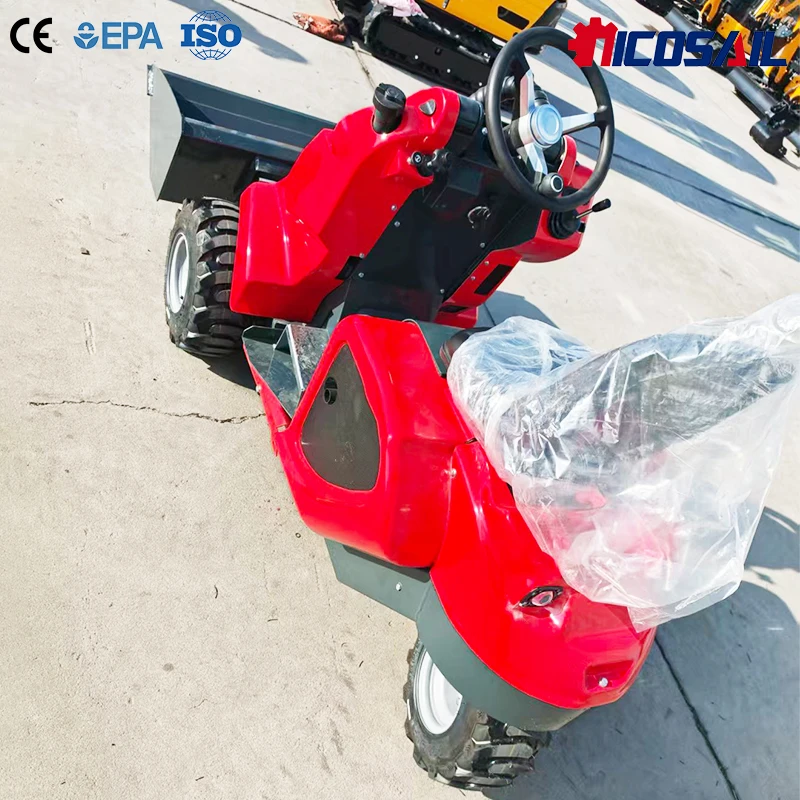 

Custom Three Wheel Skid Steer Loader 16.8HP Briggs&Stratton EPA/Stage V Certified Compact Loader