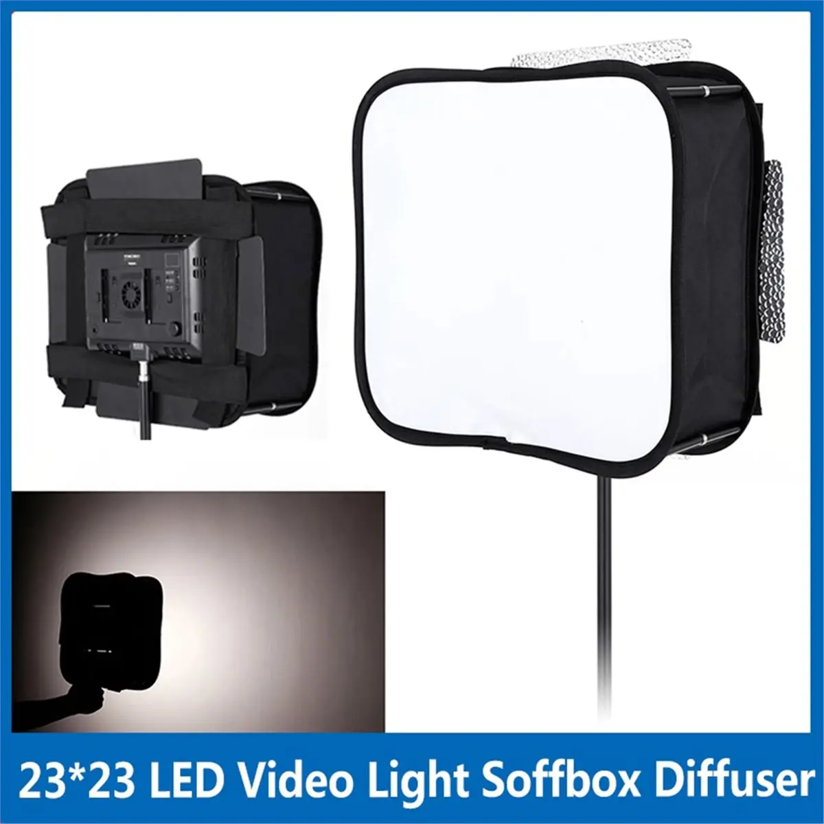 828 Mega Sale Universal Foldable Portable Photography Softbox Diffuser for LED Soft Light Photo Studio Accessories