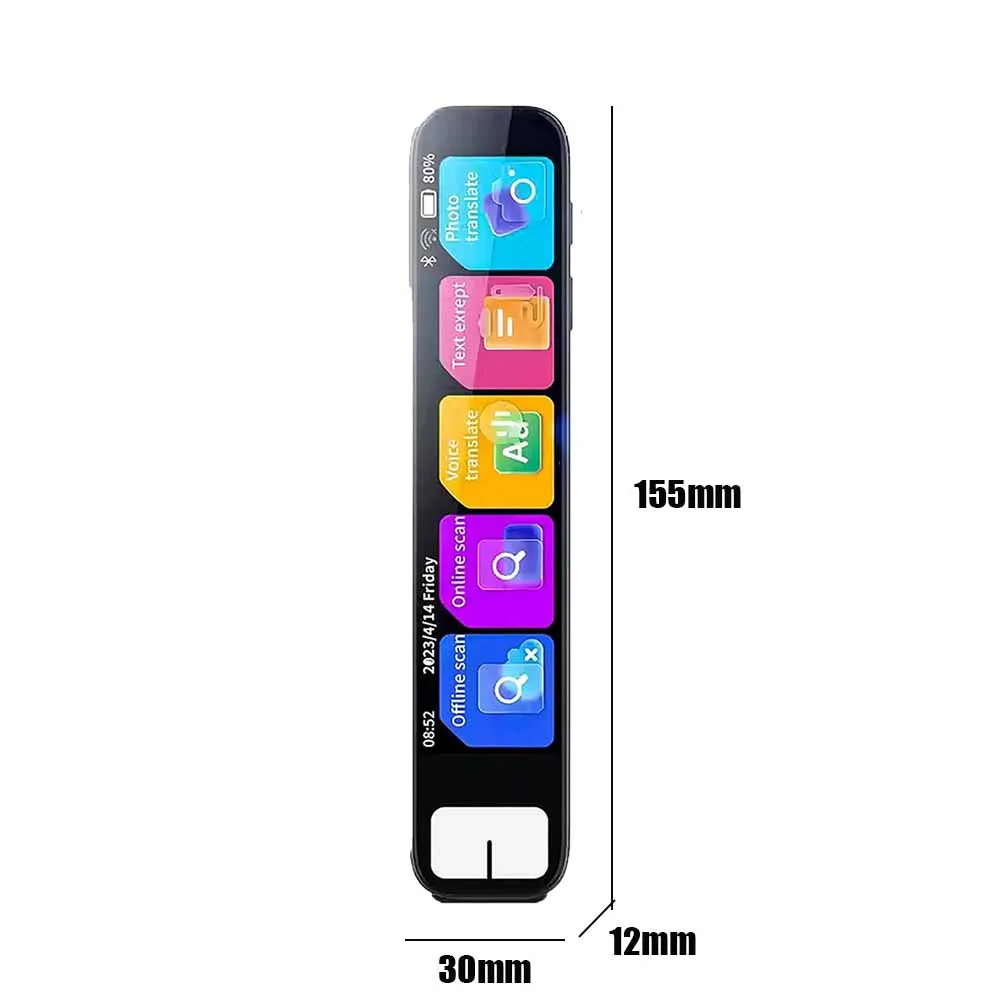 

S65pro словарь-перевод перо сканирование устройство для чтения сканирования текста чтение переводчик подключение Wi-Fi/BT онлайн-перевод фото