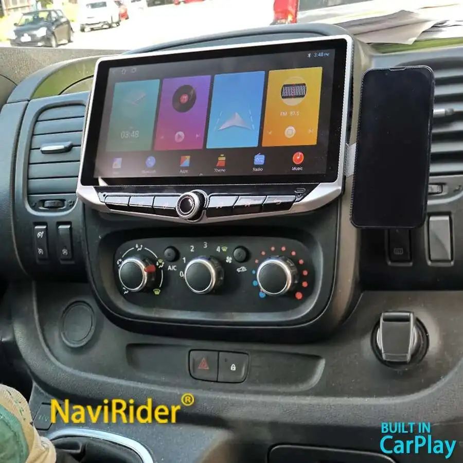 Android 15 Auto Car Radio For Renault Traffic 3 2014-2021 For Opel Vivaro B 2014-2018 Multimedia Video Player Navigation GPS DSP