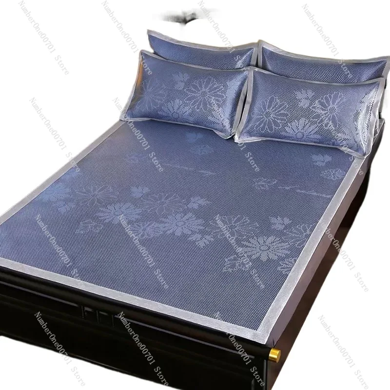 

Коврик из ледяного ротанга, новый летний коврик из ледяного шелка, складной коврик для воды, можно стирать в машине, складной