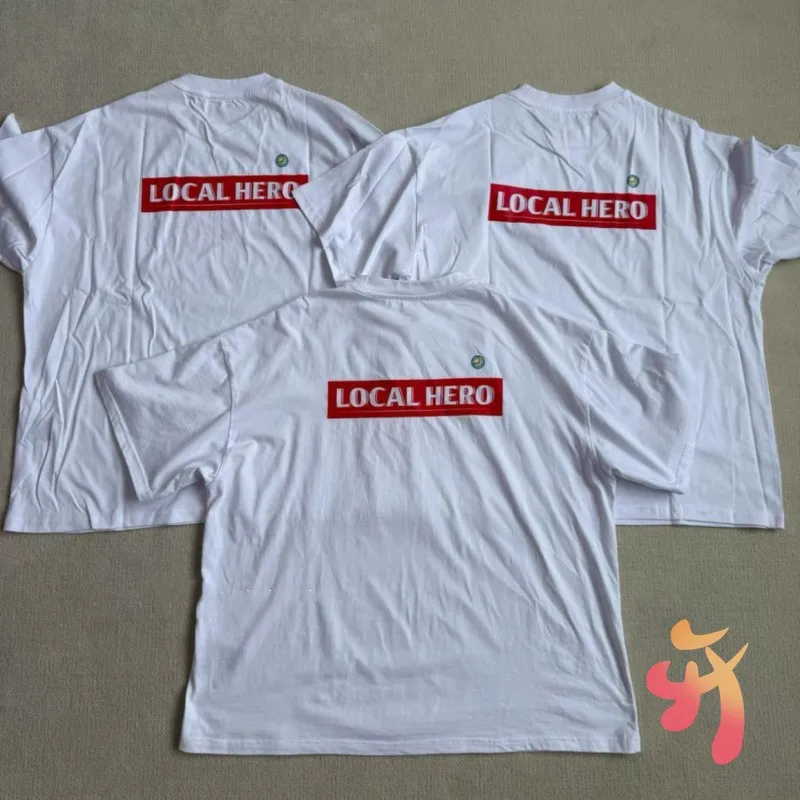 

Футболка унисекс с выцветшим принтом и логотипом Martine Rose, свободного кроя, с коротким рукавом, летняя коллекция