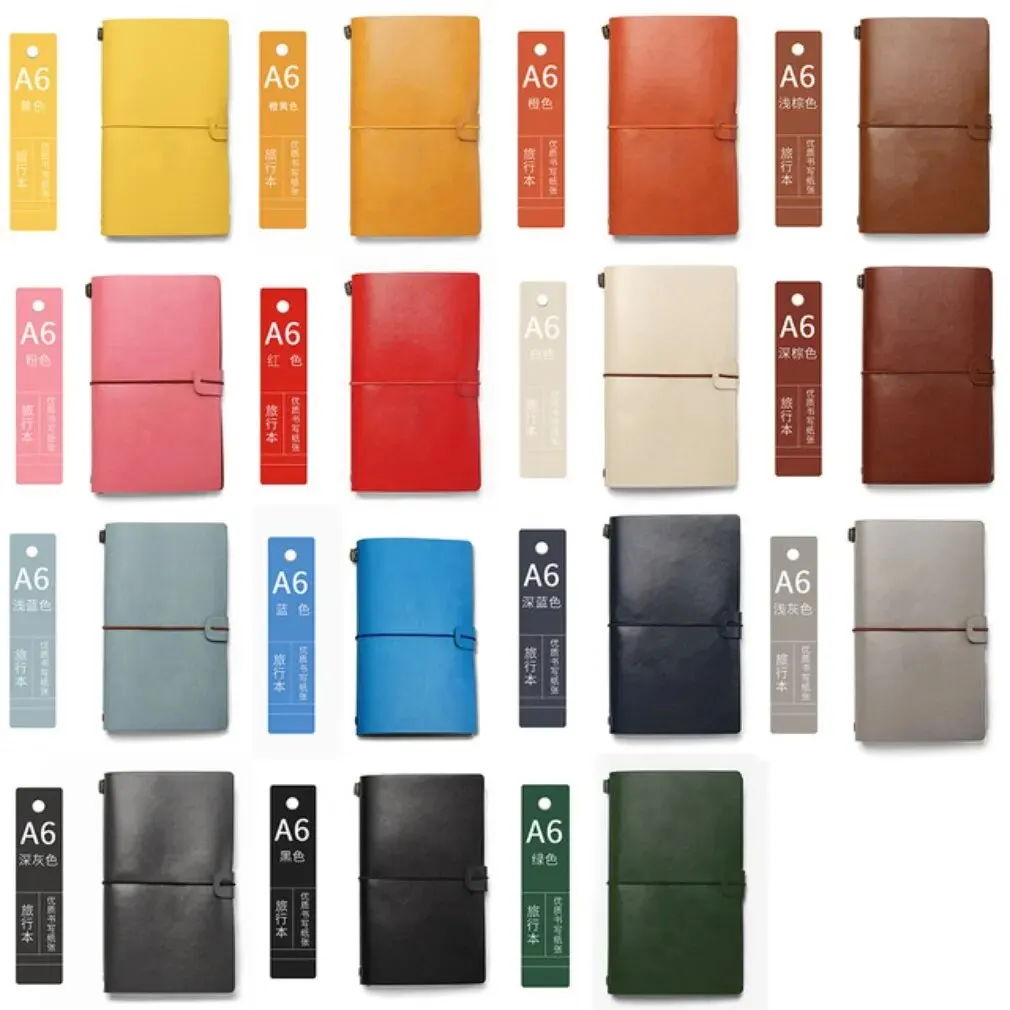 Винтажный блокнот в твердой обложке, спиральный блокнот из искусственной кожи для молочных заметок, школьные и офисные принадлежности для студентов, деловые блокноты для заметок