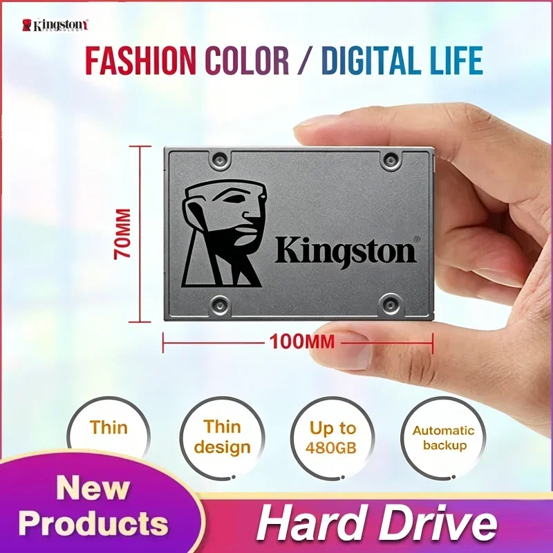 2026novo 1 peça para unidade de estado sólido interno kingston ssd a400 960gb 480gb 240gb 120gb 2.5 Polegada ssd sata iii